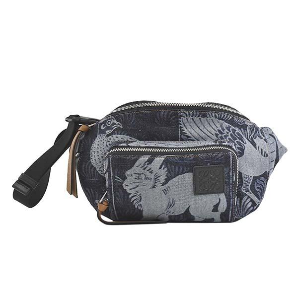 ロエベ Loewe バッグ ウエストポーチ ボディバッグ ベルトバッグ メンズ ブランド 303 27 W75 ブラック ブルー Bumbag Tiles 53 Indigoの通販はau Pay マーケット ファッションラボ Au Pay マーケット店 商品ロットナンバー