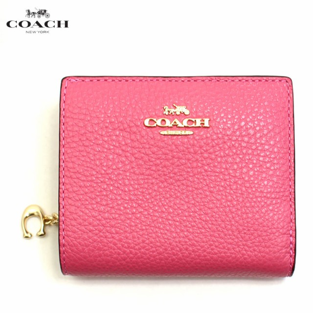 人気第1位 コーチ Coach 財布 二つ折り財布 折り財布 ラグジュアリー Cチャーム C2862imnog レディース ぺプルドレザー 本革 ピンク ブランド 数量限定 Farmerscentre Com Ng