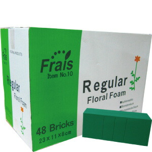 再値下げ フローラルフォーム オアシス 生花用給水スポンジ フラワーアレンジメント 花用 花 アレンジメント用品 資材 1ブロック W23 D11 H8cm 再入荷 Strongapsardze Lv