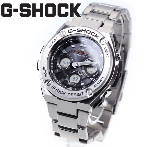 カシオ Gショック Gスチール CASIO G-SHOCK G-STEEL 電波 ソーラー 電波時計 腕時計 メンズ タフソーラー GST