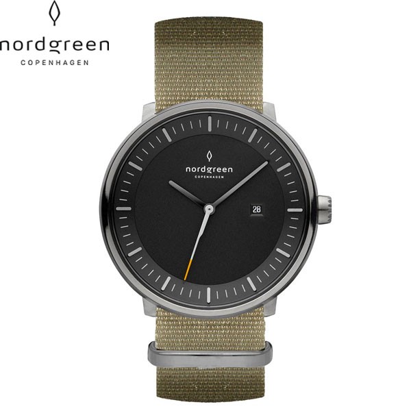 nordgreen/ノードグリーン》新作 Philosopher 40mm Silver Mesh Black Dial-