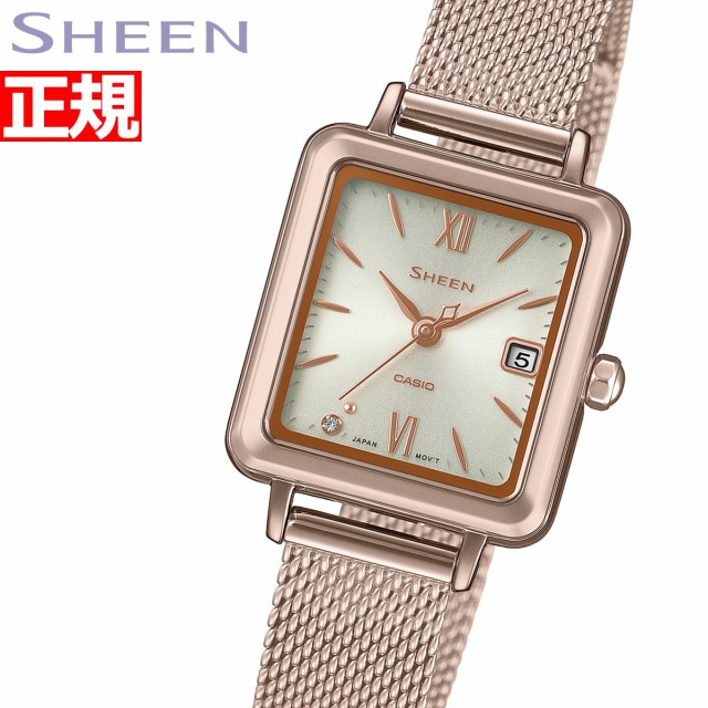 カシオ シーン CASIO SHEEN ソーラー 腕時計 レディース SHS-D400CGM-4AJF