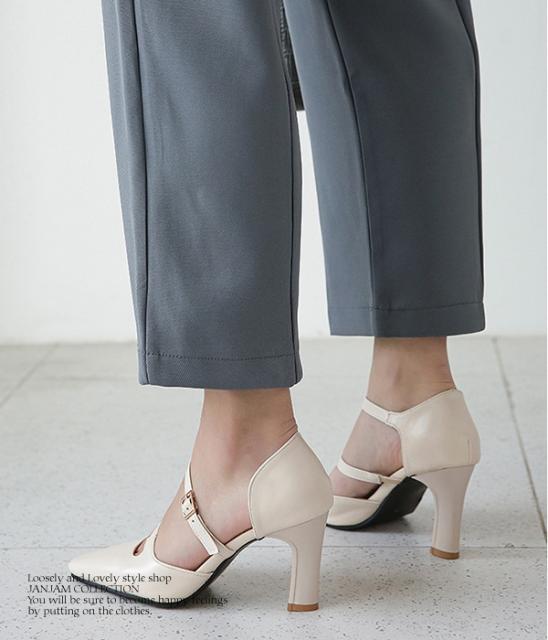 安心の定価販売 大きいサイズ レディース パンプス 25 28cm ストラップパンプス ポインテッドトゥ サイドオープン ハイヒール 靴 パンプス 甲ストラッ 時間指定不可 Carlavista Com