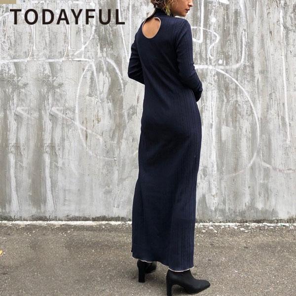 Todayful トゥデイフル 秋冬 11月中旬予約 Piping Rib Dress パイピングリブドレス レディース ワンピース ロング丈 ロングワンピ 長袖の通販はau Pay マーケット ダブルハート Au Pay マーケット店 商品ロットナンバー