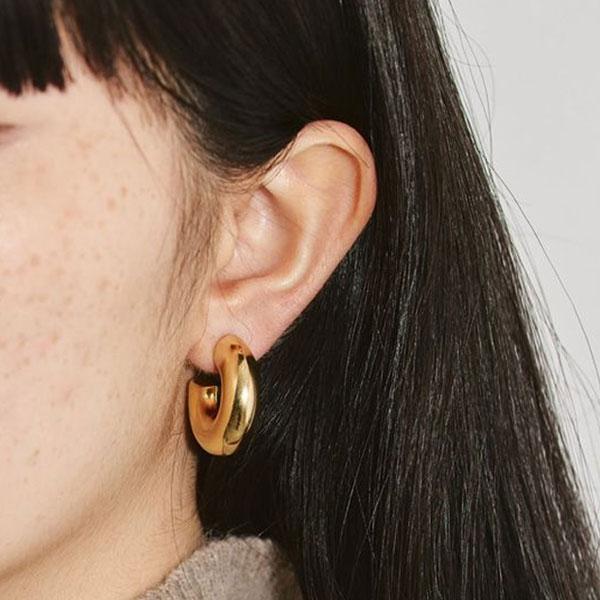 100 の保証 Todayful トゥデイフル 21秋冬2nd 10月 11月中旬予約 Chunky Hoop Pierce Silver925 チャンキーフープピアス レディース アクセサリー 奇跡の再販 Arnabmobility Com