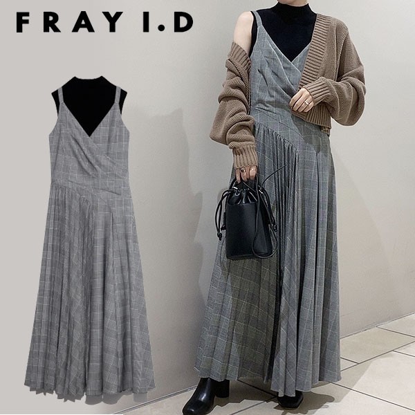 Sale10 Off フレイアイディー Fray I D 秋冬 コンビワンピース レディース ワンピース ロング丈 ノースリーブ セット ニット トップの通販はau Pay マーケット ダブルハート Au Pay マーケット店 商品ロットナンバー