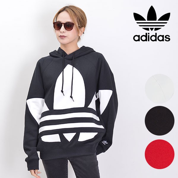 アディダスオリジナルス Adidas Originals 通販 アディダス ビッグ トレフォイル パーカー レディース ユニセックス トップス 長袖 プルの通販はau Wowma ワウマ ダブルハート Au Wowma 店 商品ロットナンバー