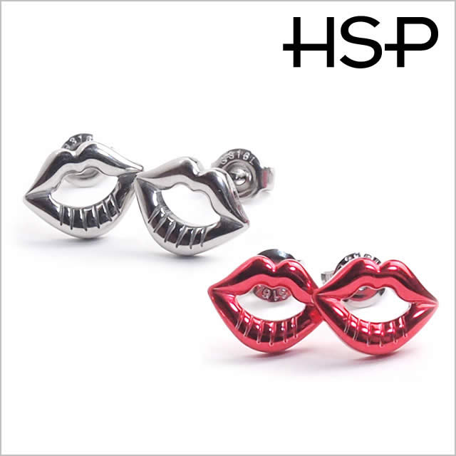 316lステンレス キスマークピアス 最新アイテム 1ペア 金アレ