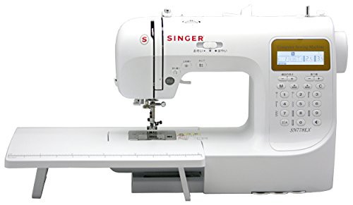 【正規品直輸入】 SINGER コンピュータミシン(数字・アルファベット・ひらがな縫い可能) SN77(品), 花助 cae03d12