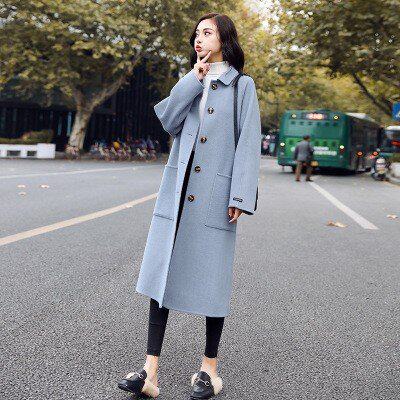 ピーコート レディース コート ダッフルコート ロングコート ジャケット チェスター 折り襟 アウター 無地 秋冬新作 体型オーバー ファッの通販はau Pay マーケット Sunflower 商品ロットナンバー