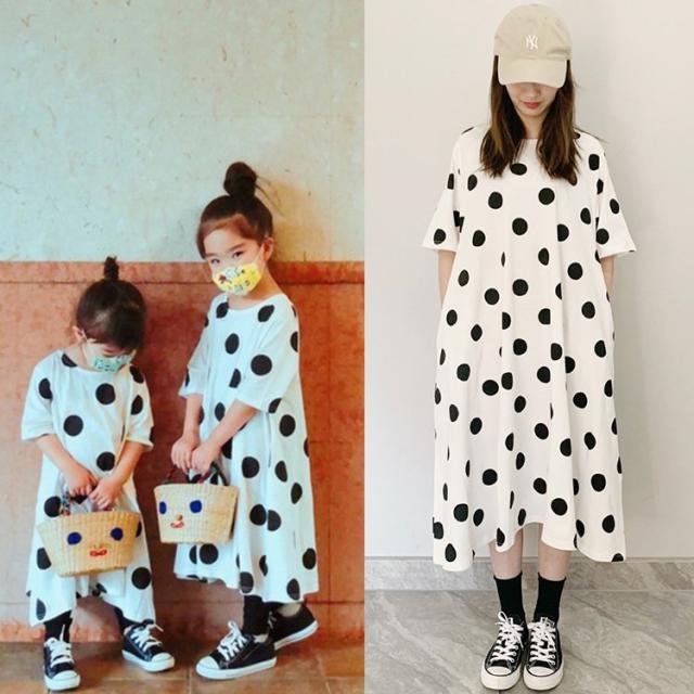免税 親子ペアルック 女の子 ワンピース ドット柄 90 150 M L スカート ドレス 子供服 旅行 母の日 演奏会 発表会 通学 着痩せ おしゃれ 可愛 セール中新品 Triplex Ee 免税 親子ペアルック 女の子 ワンピース ドット柄 90 150 M L スカート ドレス 子供服 旅行 母の日 演奏会 発表会 通学 着痩せ おしゃれ 可愛 セール中新品 Triplex Ee