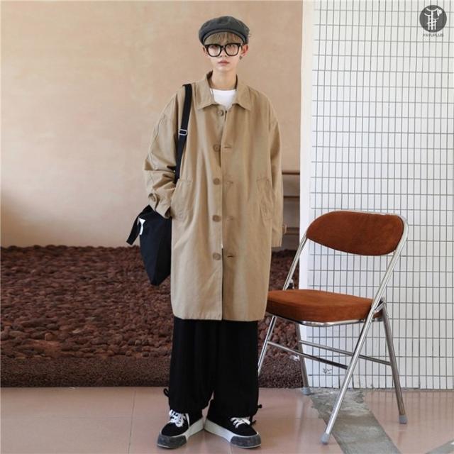 希少 大人気 トレンチコート メンズ ロングコート ロング丈 無地 長袖 トップス アウター カジュアル おしゃれ コーデ ファッション 春秋 代引不可 Brasmo Com Br