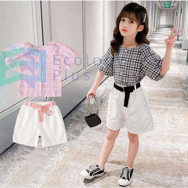 予約特典あり 子供服 セットアップ キッズ 女の子 半袖 2点セット 上下セット Tシャツ 薄手 ショートパンツ カジュアル 涼しい 可愛い 国内盤uhd キッズベビー マタニティ キッズ Atualizacao Coruja Cnt Br