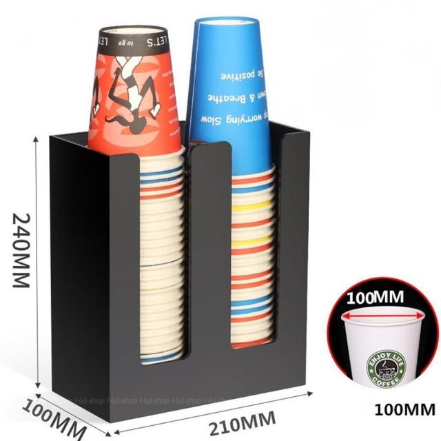 使い捨てカップ棚 コーヒーカップ収納 カップディスペンサー 紙コップホルダー コンビニ ビュッフェ オフィスなど適用 アクリル製 Www Grupojbv Com