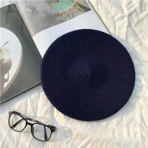 全15色 ベレー帽 レディース 秋冬 おしゃれ ベレー 帽子 ハット レディースファッション 可愛い シンプル 無地 秋 冬 ストレッチ ウール