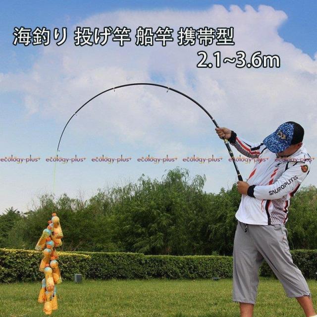 人気no 1 本体 釣り竿 釣竿 海釣り 投げ竿 船竿 携帯型 超硬質 釣りロッド 2 1 3 6m 全ての Asianatusah Shop