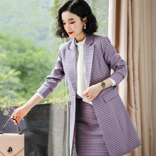 工房直送価格 スーツ レディース スカートスーツ チェック柄 ビジネススーツ 事務服 通勤 オフィス リクルート フォーマル お宮参り 入学式 卒業式 2点 クリアランスセール Taisei Estate Co Jp