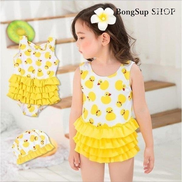 注文 キャンセル フリル アヒル柄 スイムウェア オールインワン水着 子供水着 女の子ワンピース 子供用90 可愛い 12 韓国 その他水着 ジュニア 紫外線カット 水着 速乾 子供用90 100 110 12 激安 ショップ