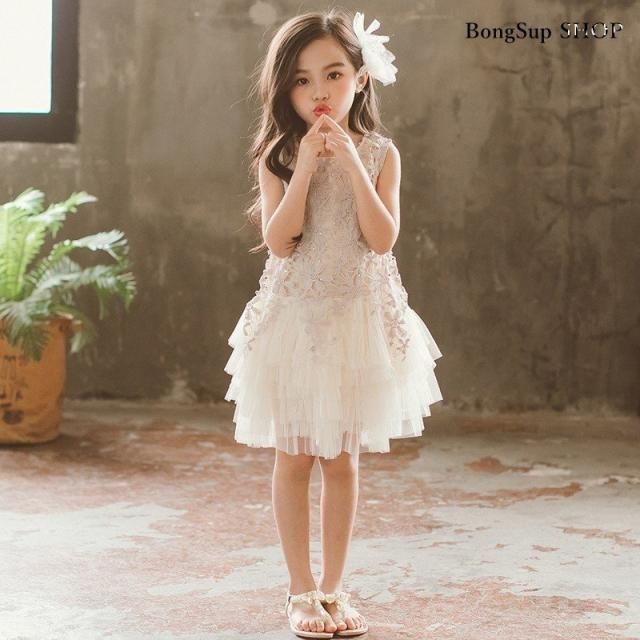 流行に レースワンピース 韓国子供服 夏 女の子 ダンス ノースリーブ ワンピース 無地 花柄 上品 同窓会 発表会 演奏会 結婚式 100 本物保証 Www Bellevilleplovdiv Com
