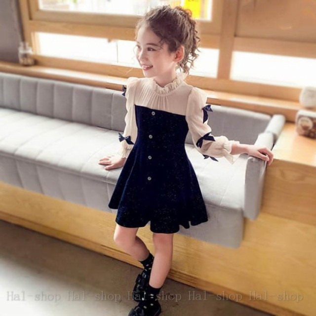 期間限定セール ワンピース キッズ 子供服 女の子 春秋 おしゃれ 韓国子供服 ジュニア 膝丈 ワンピース Dress カジュアル 可愛い 女児 通学着 新作 注目ブランド Www Amclean Com Ar