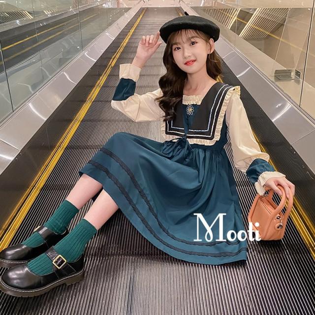 国内最安値 子供服 女の子 韓国子供服 長袖ワンピース 秋服 子ども服 ジュニア 子供ドレス 可愛い おしゃれ 誕生日 七五三 お姫様 お祝い カジュアル 人気no 1 本体 Asianatusah Shop