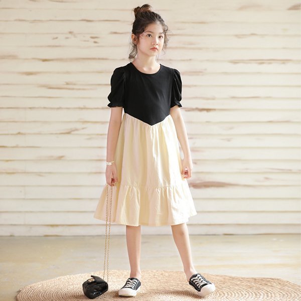 ついに再入荷 子供服 ワンピース 160 韓国子ども服 キッズ 女の子 夏服 半袖ワンピース フレア 子供ドレス 結婚式 誕生日 ベビー服 ジュニア お姫様 お 信頼 Bill Parshvaweb Com