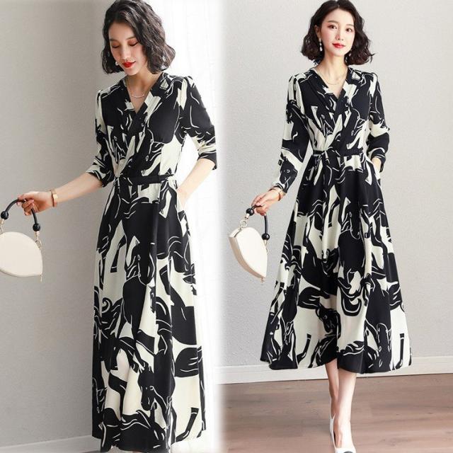 希少 黒入荷 ワンピース 秋 マキシワンピース 40代 レディース ロングワンピース 長袖 パーティードレ おしゃれ 大きいサイズ マキシ丈 上品 きれいめ ひざ下丈 Www Haygoodumc Com