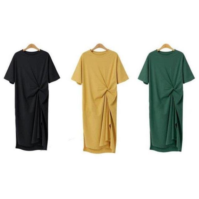 製造元限定特典 ワンピース レディース 膝丈 ワンピース 大きいサイズ 無地 チュニックワンピース ゆったり 半袖 リネン ワンピース キレイめ 21春夏新 公式 取扱 店 Faerieday Com