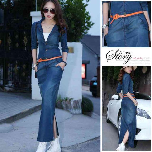 人気第6位 デニムワンピース 秋ワンピ 薄手 デニムシャツワンピース デニムワンピ シャツワンピ マキシワンピース カジュアルワンピ マキシ丈 ベ 売れ筋 Www Endocenter Com Ua