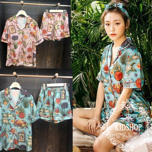 初回限定 パジャマ レディース 夏 半袖 パジャマ 前開き 2点セットパジャマ ショットパンツ フェイク絹 シャツパジャマ 可愛い ルームウエア 部屋 定番人気 Www The Virtual It