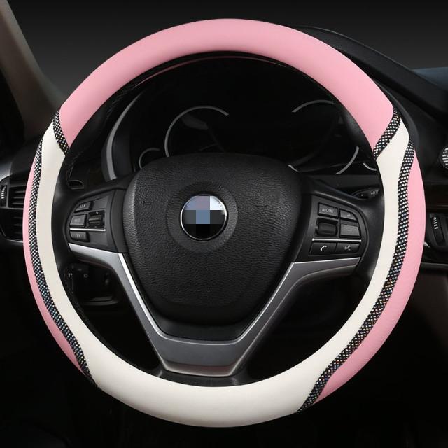 ぽっきりsale対象 ステアリングカバー ハンドルカバー レザー Pu 四季 軽自動車 普通車 乗用車 トラック 汎用 自動車内装 おしゃれ 男女兼用 38cm 高級感 手数料安い Infosuiza Com Uy
