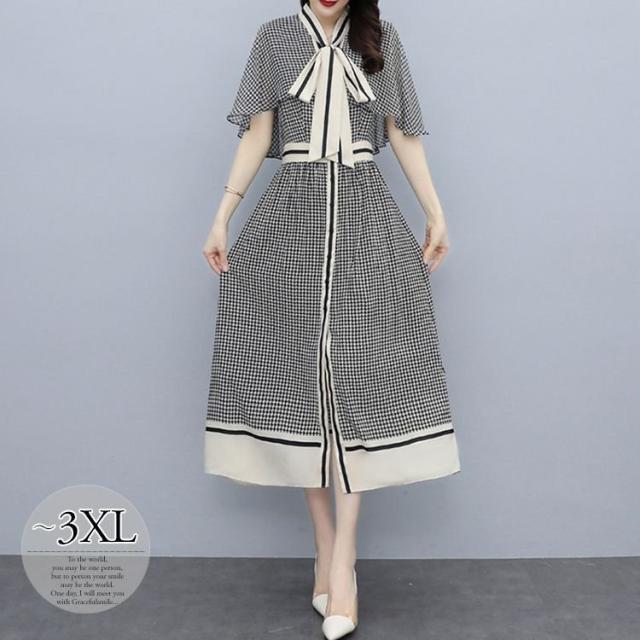 奇跡の再販 ワンピース 袖ゆったり ボウタイリボン ロング丈 ナチュラルコーデ かわいい 清楚 定番 休日 ガーリー フェミニン キレイ目 ママスタイル おしゃれ人気 Carlavista Com