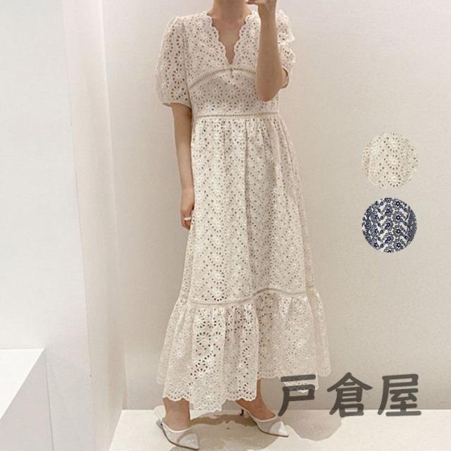 好評継続中 今だけ限定価格 2色ワンピース レディース 40代 マキシワンピース 春夏新作 きれいめ 白ドレス 半袖ワンピースレースフレアスカート オシャレ 結婚式ドレ 人気ブランド Zipwolf Uz