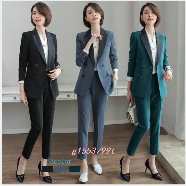 クリアランスセール スーツレディース3点セットおしゃれパンツスーツスカートスーツ 30代40代50代セットアップフォーマルスーツ春秋冬オフィスビジネス通勤大 お買い求めしやすい価格 Asianatusah Shop
