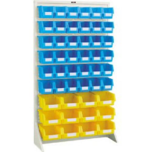 【新品本物】 TRUSCO パネルコンテナラック 床置型 コンテナ中X36 大X12, クロネコ書店 6debd573