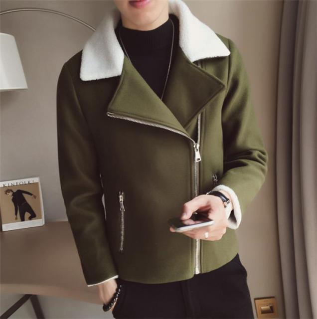 韓国 オシャレ シンプル 学生 短いスタイル スリム カジュアル ムートンコートの通販はau Pay マーケット Grinfactory Au Pay マーケット店 商品ロットナンバー