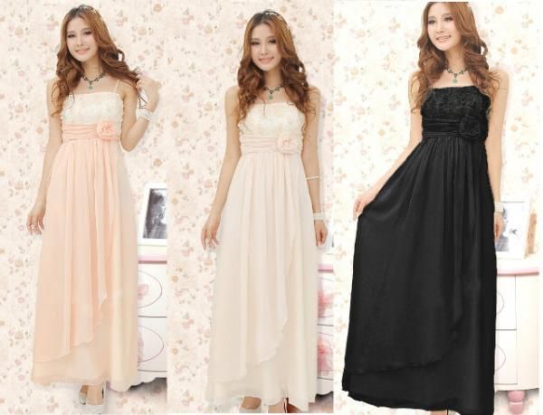 定番人気 ロングドレス予約マキシワンピース上品胸元バラハイウエストスリム効果シフォン ロング丈ドレスワンピース二次会yj 25 Lg 注目 ブランド Farmerscentre Com Ng