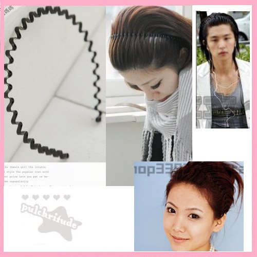 男女兼用まとめ髪アレンジ 便利カチューシャ ヘアバンド ヘアアクセサリー ターバン メンズ ユニセックス Neeshyadesigning