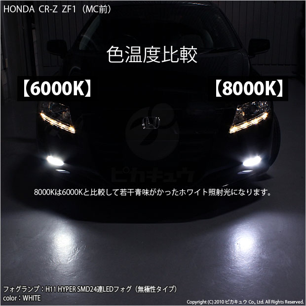 10 C 7 即納 ホンダ Cr Z Zf1 Zf2前期 H11 Hyper Smd24連ledフォグ 6000k 2球の通販はau Pay マーケット ピカキュウモバイル カーled専門店 商品ロットナンバー