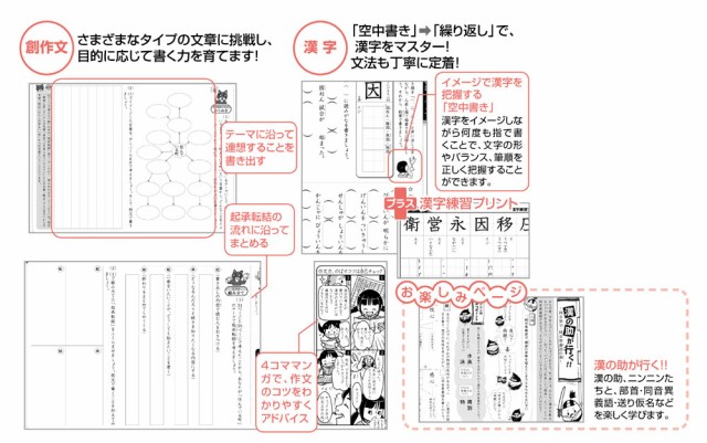 送料無料 七田式教材 しちだ 小学生プリント5年生 国語の通販はau