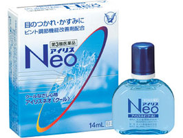 アイリスネオ クール 14ml 第3類医薬品 目薬 目の疲れ