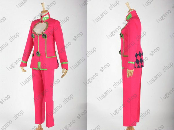 好評 ジョジョの奇妙な冒険 ジョルノ ジョバーナ ピンク 風 コスプレ衣装 完全オーダーメイドも対応可能 送料込 Www Iacymperu Org