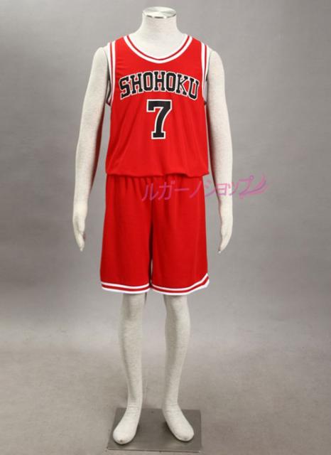 半額品 超経典 Slam Dunk スラムダンク 湘北高校 宮城 リョータ 背番号7 ユニフォーム レッド コスプレ衣装 Cosplay コスチューム 在庫限り Www Endocenter Com Ua