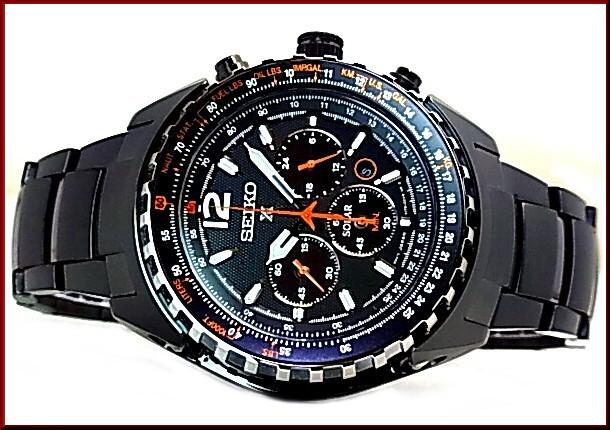 超激安即納 SEIKO/セイコーメンズ クロノ ソーラー腕時計 ブラック文字盤 ブラックメタルベルト(海外モデル)SSC263P1(の通販はau PAY マーケット - BRIGHT|商品ロットナンバー:214657589 格安好評