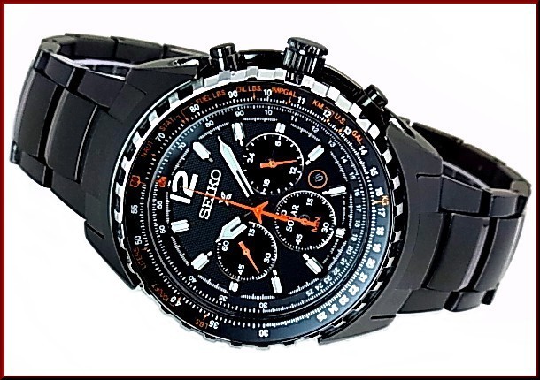 超激安即納 SEIKO/セイコーメンズ クロノ ソーラー腕時計 ブラック文字盤 ブラックメタルベルト(海外モデル)SSC263P1（の通販はau PAY マーケット - BRIGHT｜商品ロットナンバー：214657589 格安好評