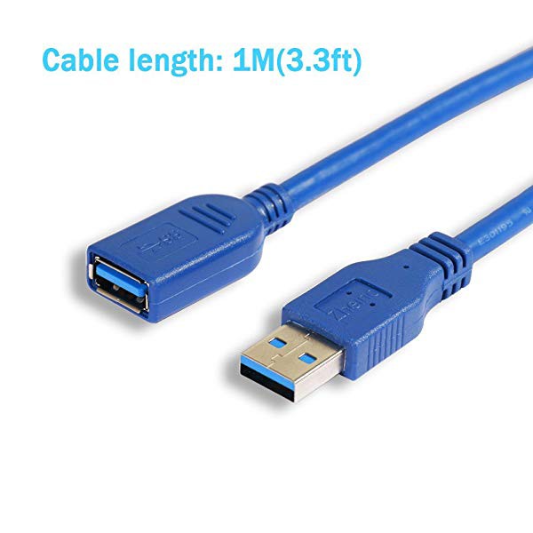 Extension Data Sync Cord Cable FOR printers M//M 3FT//1M USB 3.0 Type A to Type A
