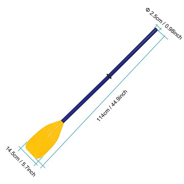 カヤックパドル ボートオール 3ピース分割可 超軽量 2本 カヤック カヌー ボート用 イエロー ブルーの通販はau Pay マーケット Kaga Lab Au Pay マーケット店 商品ロットナンバー