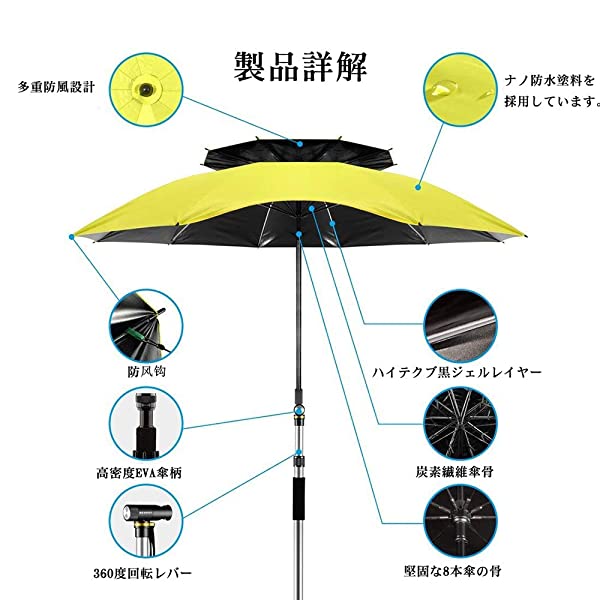 豪華 パラソル 釣り傘 新型アナログで日焼けと99 Uvカット チルト機能付 360 回転調節 折り畳み式 収納バッグ付き フィッシングパラ の通販はau Pay マーケット Kaga Lab Au Pay マーケット店 商品ロットナンバー 想像を超えての Szentgellertiskola Hu