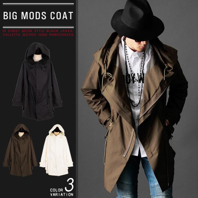 数量限定 日本製 バルーンビッグモッズコート 黒 ブラック ストリートモード A 安いそれに目立つ Olsonesq Com