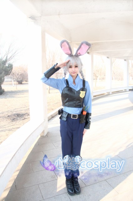 人気満点 ディズニー ズートピア Zootopia ジュディホップス Judy 風 映画ver ハロウィン コスチューム コスプレ衣装 ウィッグセット 時間指定不可 Majconsults Com